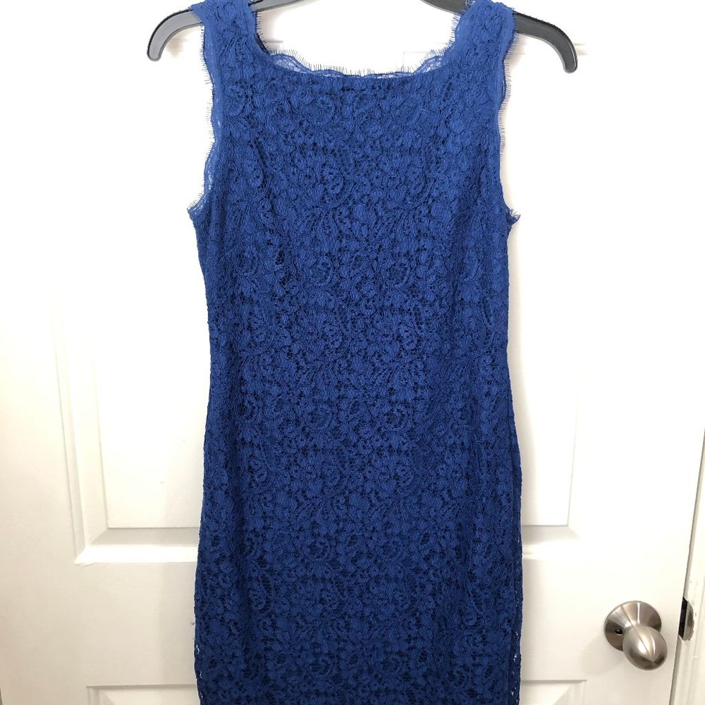 Adrianna Papell Sleeveless Lace Cocktail Dress